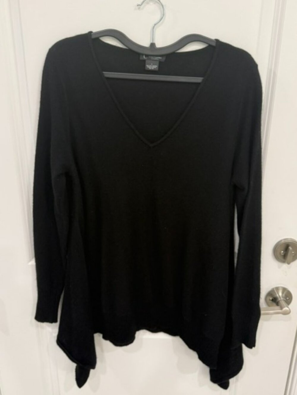 C By Bloomingdales Black Cashmere Sweater